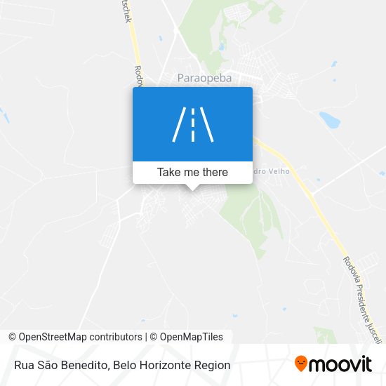 Rua São Benedito map