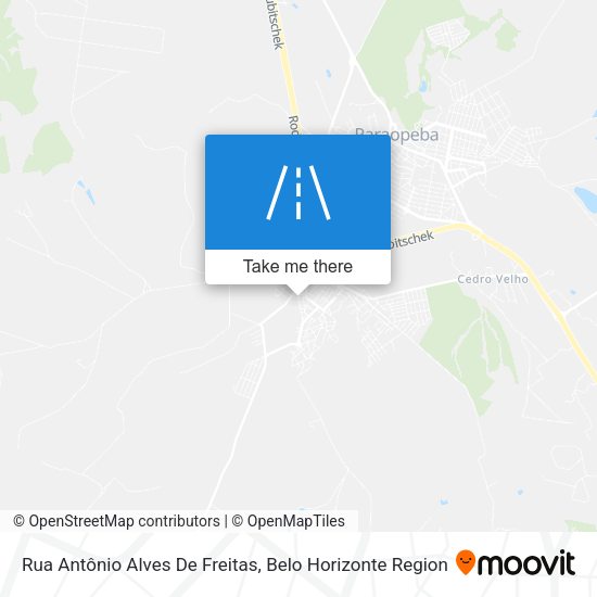 Rua Antônio Alves De Freitas map