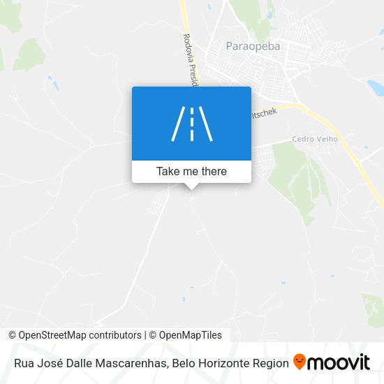 Rua José Dalle Mascarenhas map
