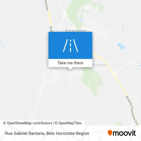 Rua Gabriel Santana map