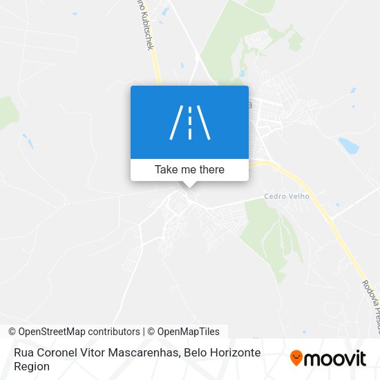 Rua Coronel Vitor Mascarenhas map