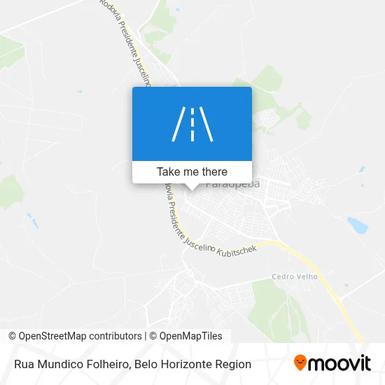 Rua Mundico Folheiro map
