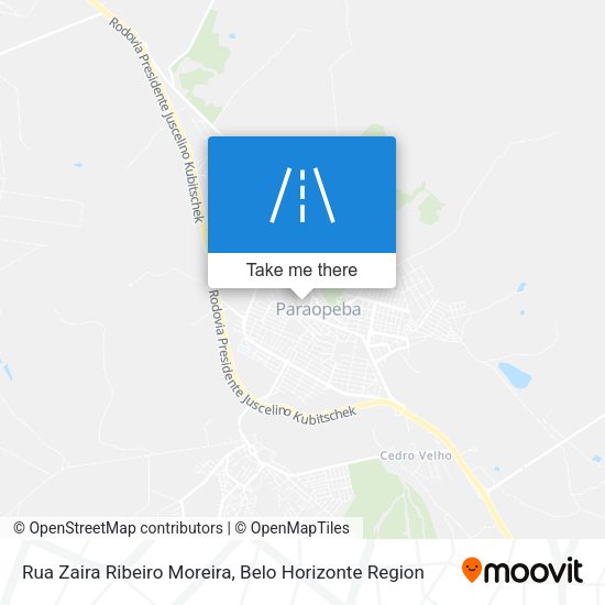 Rua Zaira Ribeiro Moreira map