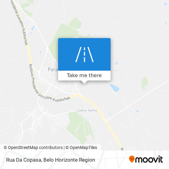 Rua Da Copasa map