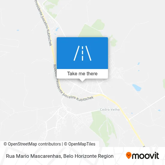 Rua Mario Mascarenhas map