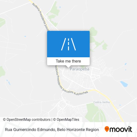 Rua Gumercindo Edmundo map