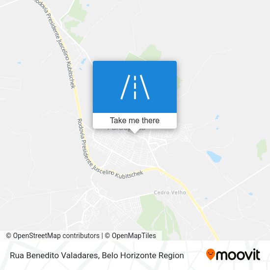 Rua Benedito Valadares map
