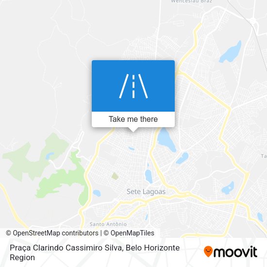 Praça Clarindo Cassimiro Silva map