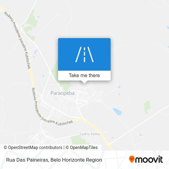 Rua Das Paineiras map