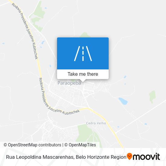 Rua Leopoldina Mascarenhas map