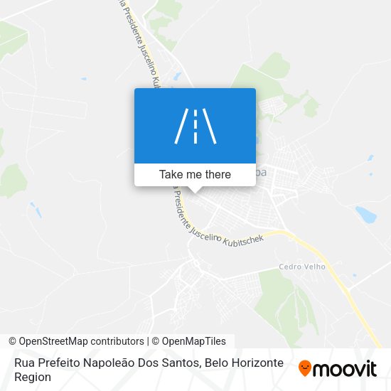 Rua Prefeito Napoleão Dos Santos map
