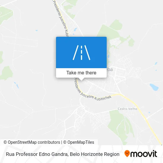 Rua Professor Edno Gandra map