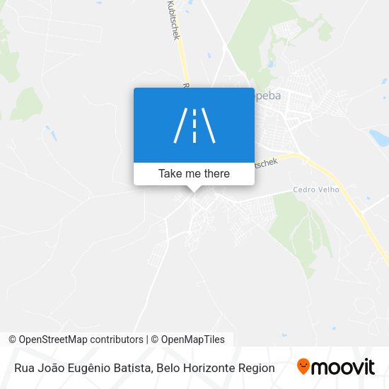 Rua João Eugênio Batista map