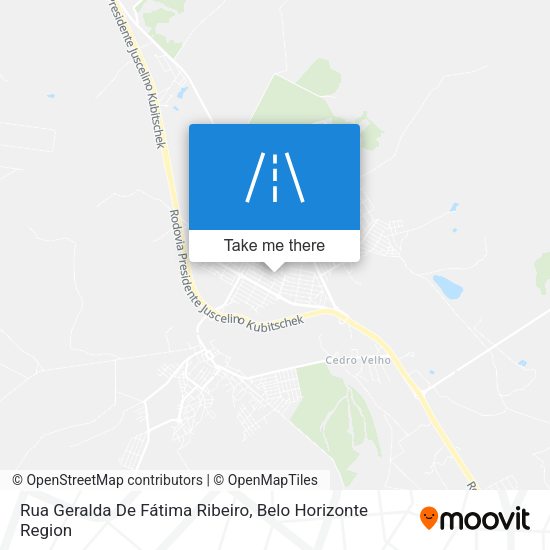 Rua Geralda De Fátima Ribeiro map