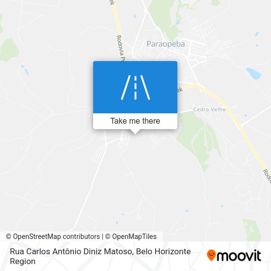 Rua Carlos Antônio Diniz Matoso map