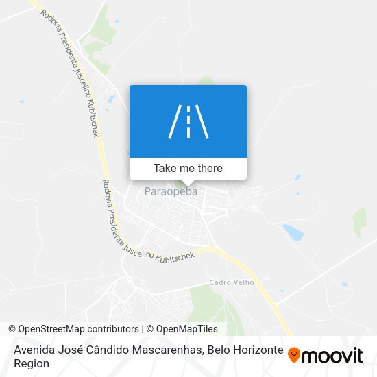 Avenida José Cândido Mascarenhas map