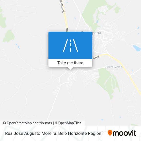Rua José Augusto Moreira map
