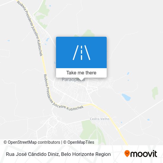 Rua José Cândido Diniz map