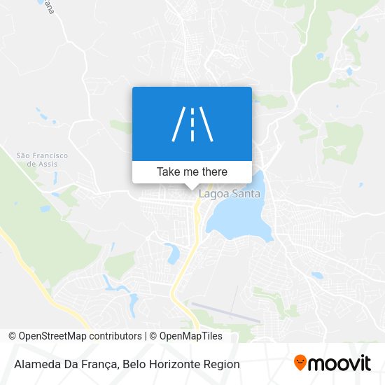 Alameda Da França map