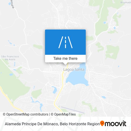 Alameda Príncipe De Mônaco map