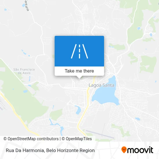 Rua Da Harmonia map