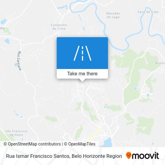 Rua Ismar Francisco Santos map