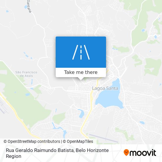 Rua Geraldo Raimundo Batista map
