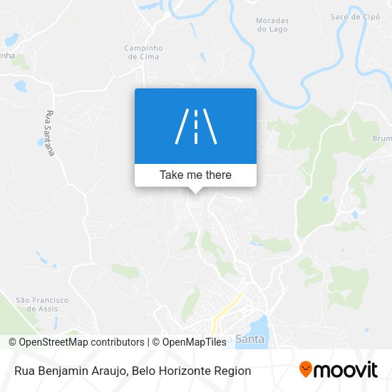 Rua Benjamin Araujo map