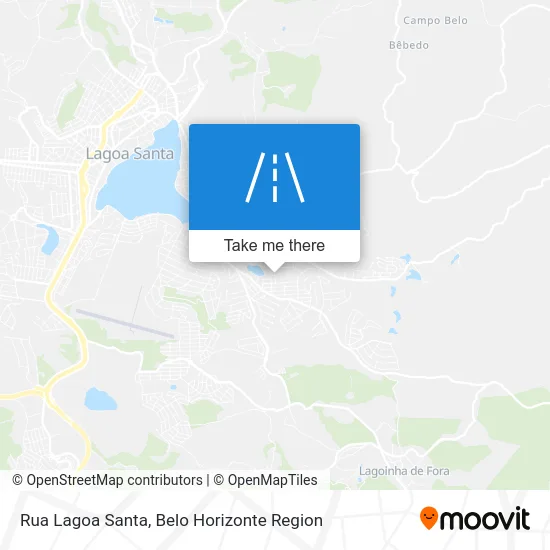 Rua Lagoa Santa map
