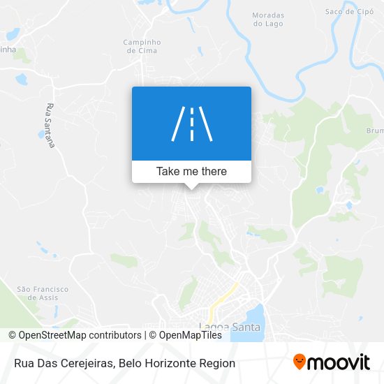 Rua Das Cerejeiras map