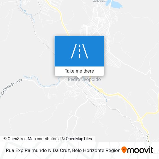Rua Exp Raimundo N Da Cruz map