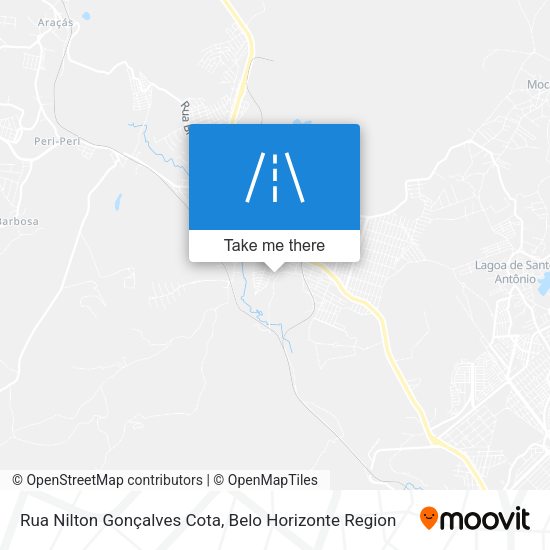 Rua Nilton Gonçalves Cota map