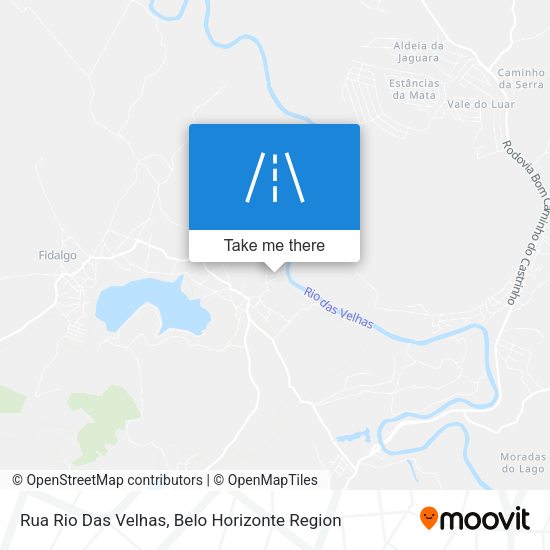 Rua Rio Das Velhas map