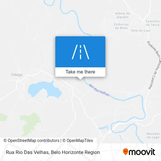 Rua Rio Das Velhas map