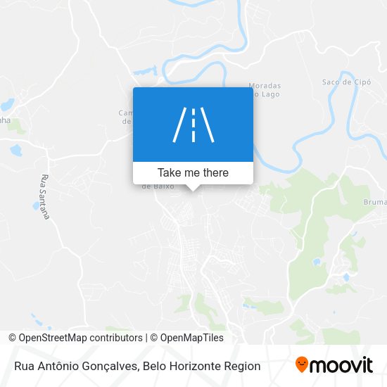 Rua Antônio Gonçalves map