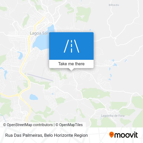 Rua Das Palmeiras map