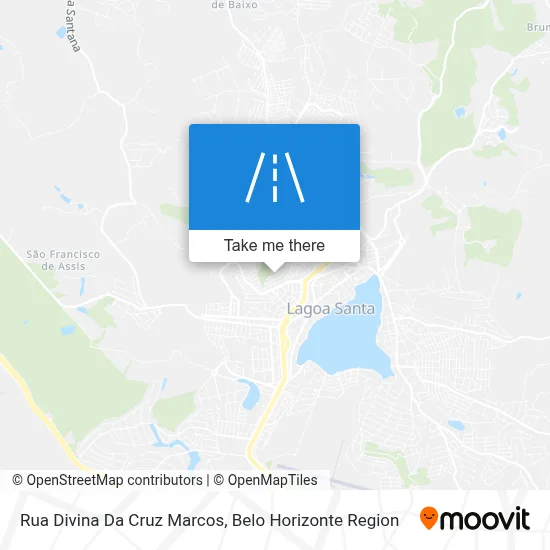 Rua Divina Da Cruz Marcos map