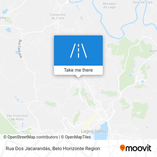 Rua Dos Jacarandás map