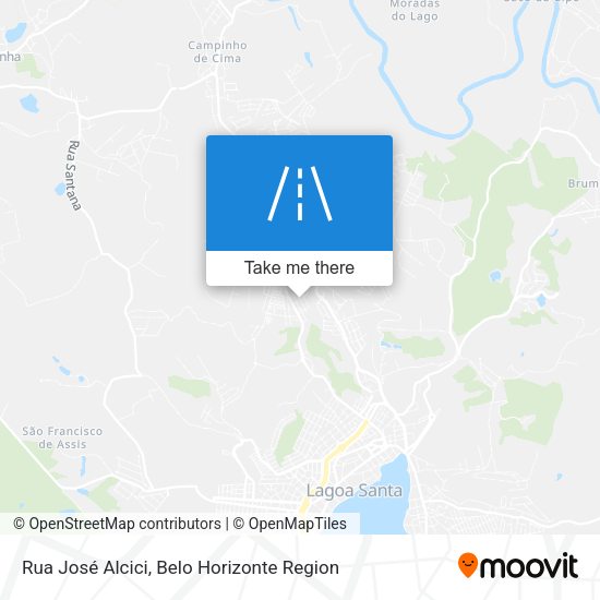 Rua José Alcici map