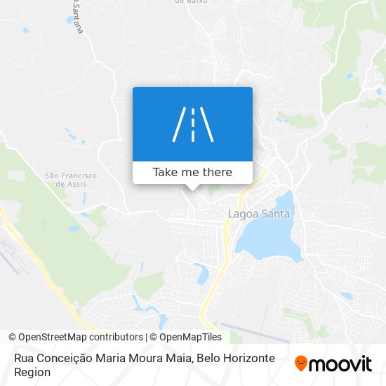 Mapa Rua Conceição Maria Moura Maia