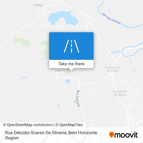 Rua Delcídio Soares De Oliveira map