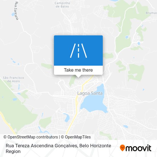 Rua Tereza Ascendina Gonçalves map