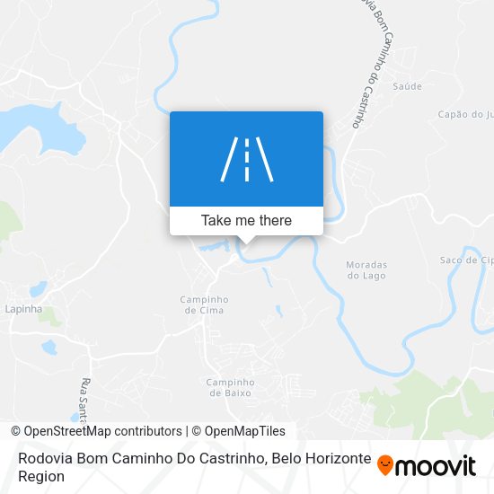 Rodovia Bom Caminho Do Castrinho map