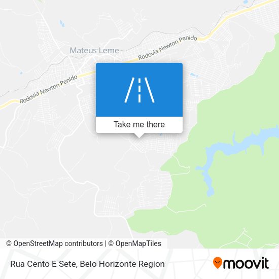 Rua Cento E Sete map