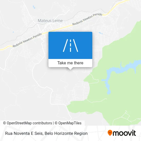 Rua Noventa E Seis map