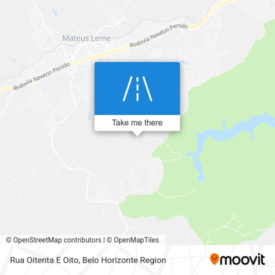 Rua Oitenta E Oito map