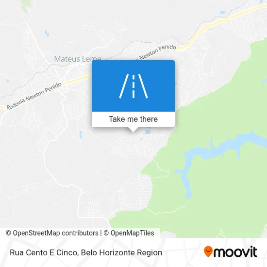 Rua Cento E Cinco map