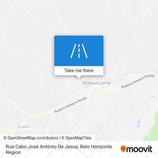 Rua Cabo José Antônio De Jesus map