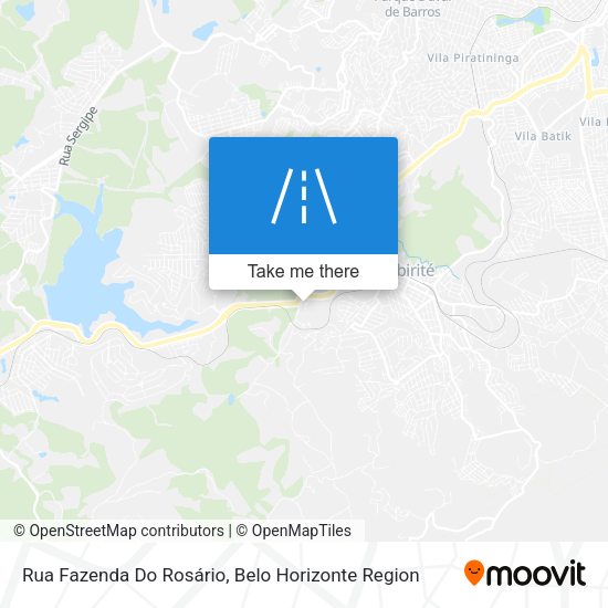 Rua Fazenda Do Rosário map
