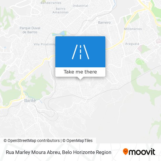 Mapa Rua Marley Moura Abreu